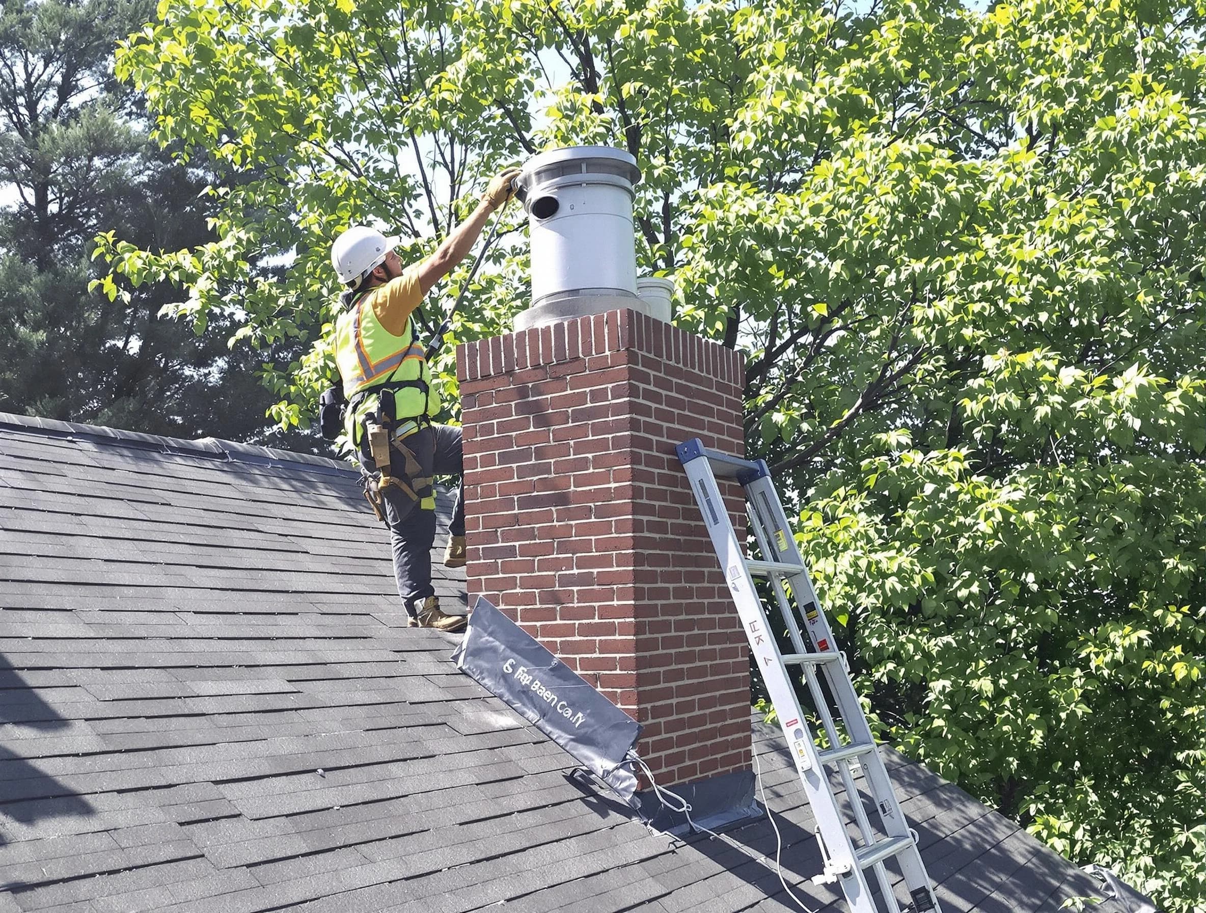 Chimney liner inspection by Dormont Chimney Sweep in Dormont, PA