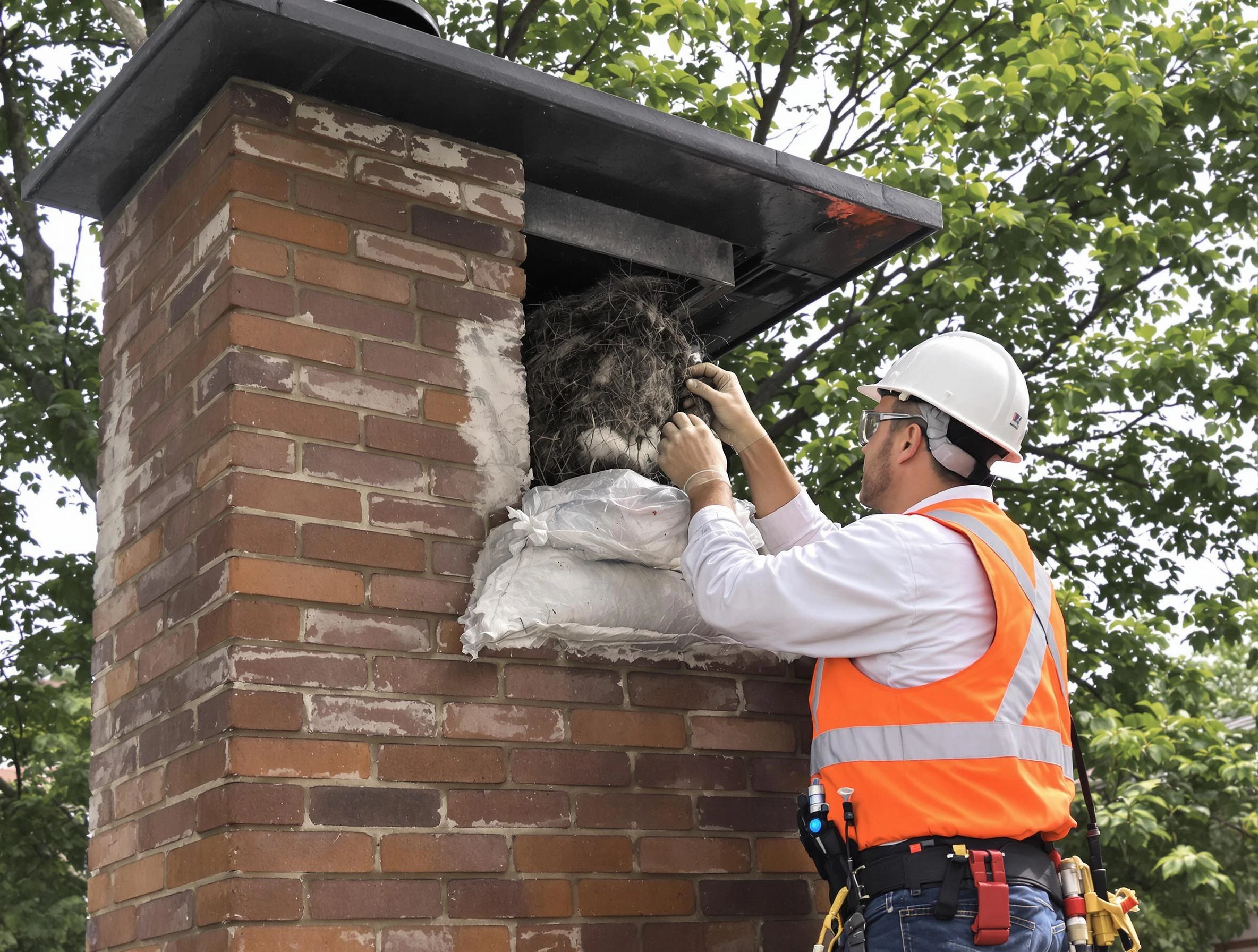 Humane removal of debris and animals by Dormont Chimney Sweep in Dormont, PA